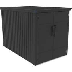 X-Metal Abri pour vélos Acier galvanisé Gris 2.95m²
