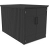 X-Metal Abri pour vélos Acier galvanisé Gris 2.95m²