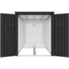 X-Metal Abri pour vélos Acier galvanisé Gris 2.95m²