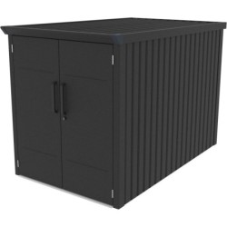X-Metal Abri pour vélos Acier galvanisé Gris 2.95m²