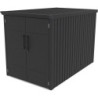 X-Metal Abri pour vélos Acier galvanisé Gris 2.95m²