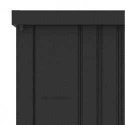 X-Metal Abri pour vélos Acier galvanisé Gris 2.95m²