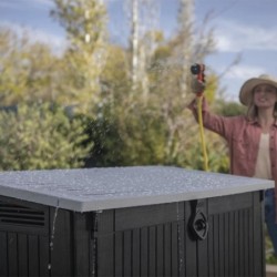 Keter Coffre de jardin Polypropylène Noir