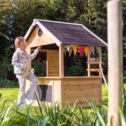 Exit Toys Cabanes enfants Bois massif Naturel