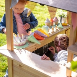 Exit Toys Cabanes enfants Bois massif Naturel