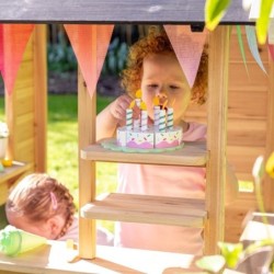 Exit Toys Cabanes enfants Bois massif Naturel
