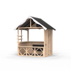 Exit Toys Cabanes enfants Bois massif Naturel