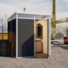 Everbox Abri de jardin résine PVC (polychlorure de vinyle) + XPS (polystyrène extrudé) Gris 4m²