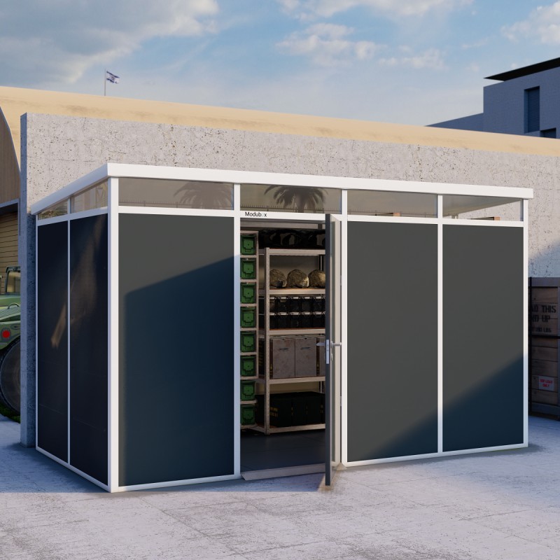 Everbox Abri de jardin résine PVC (polychlorure de vinyle) + XPS (polystyrène extrudé) Gris 8.1m² Everbox Abri de jardin résine PVC (polychlorure de vinyle) + XPS (polystyrène extrudé) Gris 8.1m²