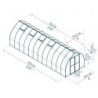 Canopia by Palram Serre de jardin en polycarbonate Gris 17.6m²