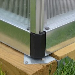 Canopia by Palram Serre de jardin en polycarbonate Gris 17.6m²