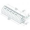 Canopia by Palram Serre de jardin en polycarbonate Gris 20.6m²