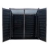 Canopia by Palram Abri de jardin résine Polycarbonate sur structure aluminium Gris 1.25m²
