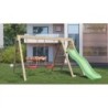Chalet et Jardin Stations de jeux Bois massif Bois naturel