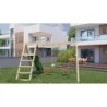 Chalet et Jardin Stations de jeux Bois massif Bois naturel