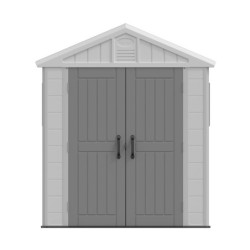Jôbu Abri de jardin résine Polyéthylène Haute Densité (HDPE) Beige 2.75m²