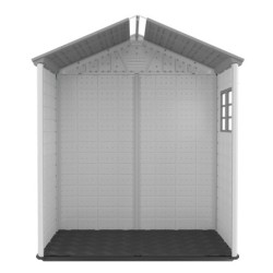Jôbu Abri de jardin résine Polyéthylène Haute Densité (HDPE) Beige 2.75m²