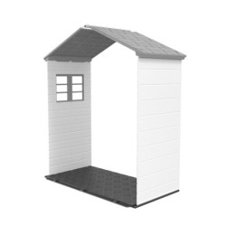 Jôbu Abri de jardin résine Polyéthylène Haute Densité (HDPE) Beige