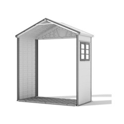 Jôbu Abri de jardin résine Polyéthylène Haute Densité (HDPE) Beige