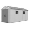 Jôbu Abri de jardin résine Polyéthylène Haute Densité (HDPE) Beige