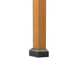 Sunjoy Tonnelles de jardin Bois massif Marron 15.60m²
