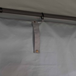 Sunjoy Tonnelles de jardin Acier Gris 6.16m²