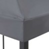 Sunjoy Tonnelles de jardin Acier Gris 6.16m²