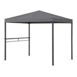 Sunjoy Tonnelles de jardin Acier Gris 6.16m²