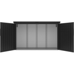 X-Metal Coffre de jardin Acier galvanisé Gris 1.52m²