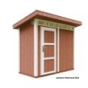 Timbela Abris de jardin en composite Composite Marron 3m²