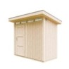 Timbela Abris de jardin en composite Composite Marron 3m²
