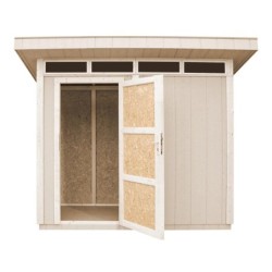 Timbela Abris de jardin en composite Composite Marron 3m²