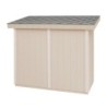 Timbela Abris de jardin en composite Composite Marron 3m²