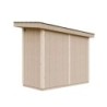 Timbela Abris de jardin en composite Composite Marron 3m²