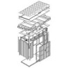 Timbela Abris de jardin en composite Composite Marron 3m²