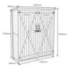 Arbour Armoire de jardin Bois 0.7m²