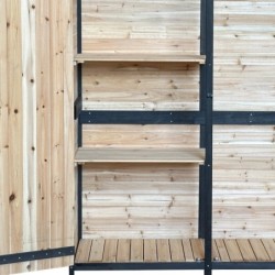 Arbour Armoire de jardin Bois 0.7m²