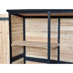 Arbour Armoire de jardin Bois 0.7m²