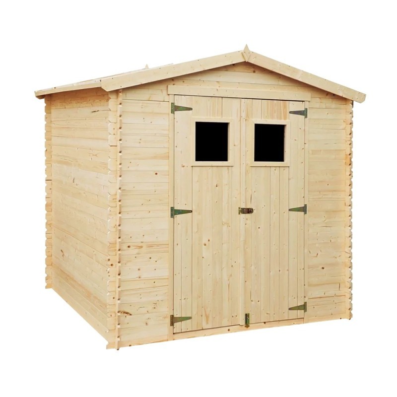 Timbela Abri de jardin bois moins de 5 m² Bois massif Marron 4m² Timbela Abri de jardin bois moins de 5 m² Bois massif Marron 4m²