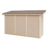 Timbela Abris de jardin en composite Composite Marron 4m²
