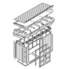 Timbela Abris de jardin en composite Composite Marron 4m²