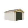 Timbela Garage bois Composite Marron 13m²
