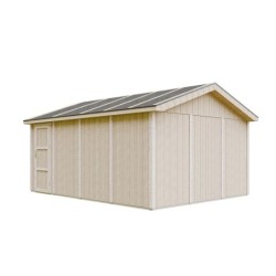 Timbela Garage bois Composite Marron 17m²