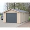 Timbela Garage bois Composite Marron 21m²