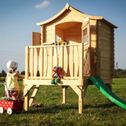 Timbela Cabanes enfants Bois massif Naturel