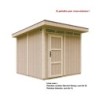 Timbela Abris de jardin en composite Composite Marron 6m²