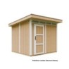 Timbela Abris de jardin en composite Composite Marron 6m²