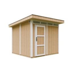 Timbela Abris de jardin en composite Composite Marron 6m²