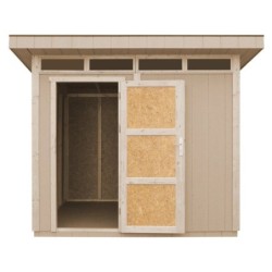 Timbela Abris de jardin en composite Composite Marron 6m²