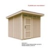 Timbela Abris de jardin en composite Composite Marron 6m²